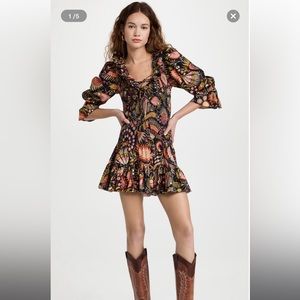 Love The Label Jasper Smocked Cotton Mini Dress